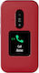 Leva E30 Einzeln SIM Handy mit Tasten Rot-Weiß