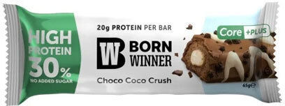 Born Winner Core Plus Протеинов Бар 65 Г Nutty Choco Crush 65гр