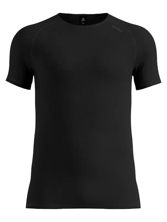 Odlo Active Light Ανδρική Ισοθερμική Κοντομάνικη Μπλούζα Μαύρη