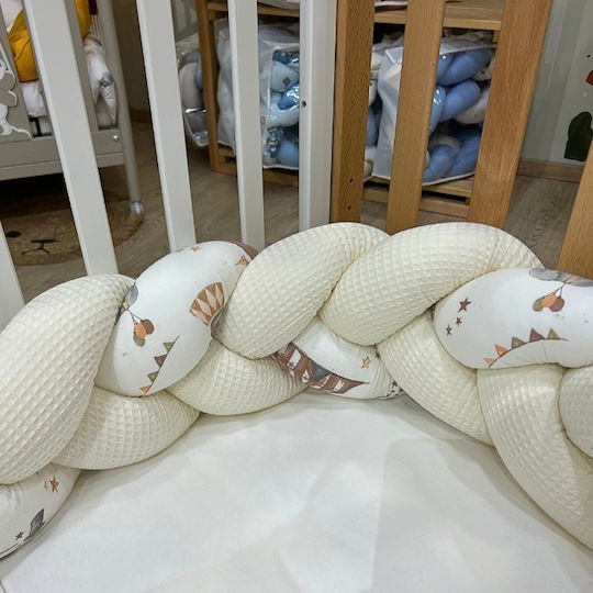 Natalino Bebelino Πάντα Πλεξούδα Εσωτερική Beige 20x190cm