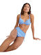Mix & Match Summer Midi Bikini Slip Γαλάζιου