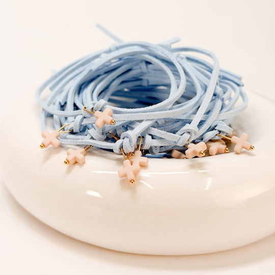 Celfie & CO Christening Charm Bracelet Light Blue 50 Pieces