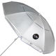 Campo Tropic 200 Folding Beach Umbrella Aluminum Diameter 1.9m with UV Protection and Air Duct Turquoise