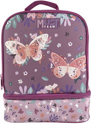 Must Team Чанта За Рамо Butterflies Лилава 22x16x28cm Must Team Чанта За Рамо Butterflies Лилава 22x16x28cm
