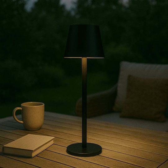 Anna's Collection Tischlampen Mit Schwarz Farbe Für LED Mit Hut Und Basis