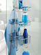 Wenko Wall Mounted Bathroom Shelf Silver