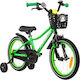 Karbon 16" Kinderfahrrad BMX mit Aluminiumrahmen 2026 Grün