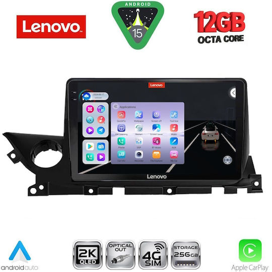 Lenovo Car Audio System for Mazda 6 2021 Bluetooth USB WiFi GPS Apple CarPlay Android Auto with 9" Touch Screen