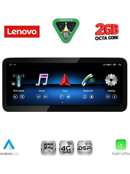 Lenovo Lenovo Auto-Audiosystem Für Mercedes-Benz C Klasse 2007-2010 Bluetooth USB AUX Eingebautes Wi-Fi GPS Apple CarPlay Android Auto Mit Touchscreen 10.33 Zoll LVF 11984 CPA
