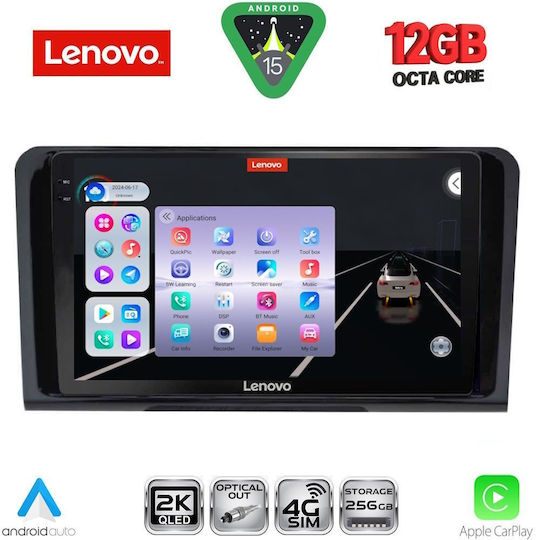 Lenovo Car Audio System for Mercedes-Benz ML / GL Class 2005-2011 Bluetooth USB WiFi GPS Apple CarPlay Android Auto with 9" Touch Screen