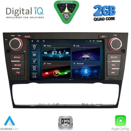 Digital IQ Ηχοσύστημα Αυτοκινήτου για BMW E46 1998-2005 (Bluetooth/USB/WiFi/GPS/Apple-Carplay/Android-Auto) με Οθόνη Αφής 7"