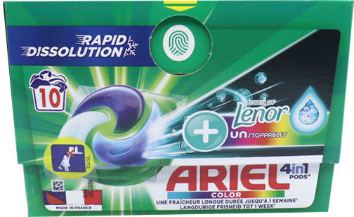 Ariel Touch Перилен препарат за дрехи (10 капсули) 10 бр