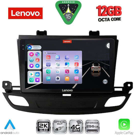Lenovo Car Audio System for Opel Insignia 2018 Bluetooth USB WiFi GPS Apple CarPlay Android Auto with 9" Touch Screen