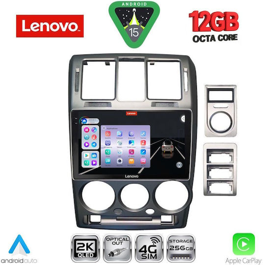 Lenovo Ηχοσύστημα Αυτοκινήτου για Hyundai Getz 2002-2011 (Bluetooth/USB/WiFi/GPS/Apple-Carplay/Android-Auto) με Οθόνη Αφής 9"