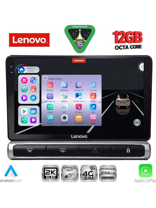Lenovo Car Audio System for Citroen C3 / DS3 2016 (Bluetooth/USB/WiFi/GPS/Apple CarPlay/Android Auto) with 9" Touch Screen