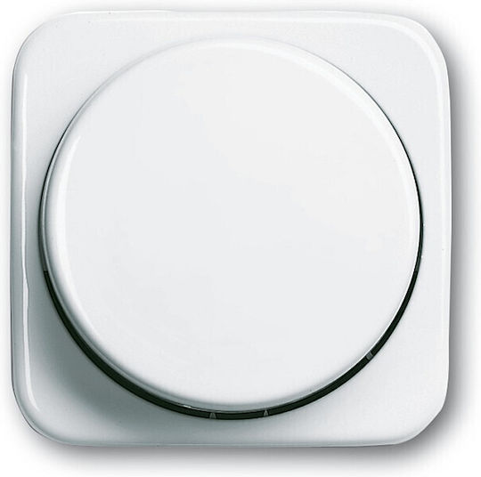 Comutator De Perete Busch-jaeger Reflex Si Element De Control Buton Rotativ Dimmer Alb Alpini
