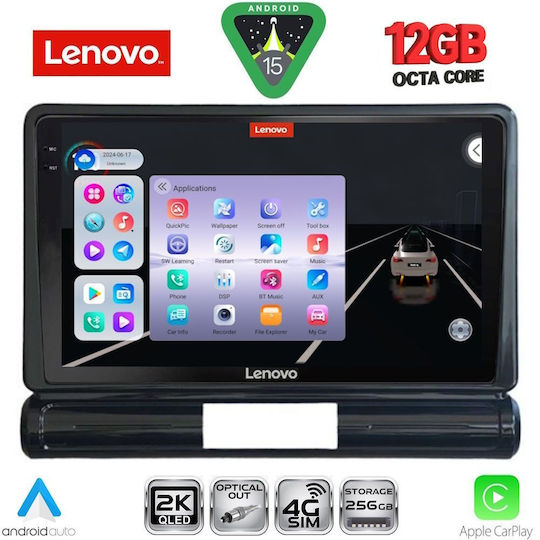 Lenovo Ηχοσύστημα Αυτοκινήτου για Citroen C3 / DS3 2016 (Bluetooth/USB/WiFi/GPS/Apple-Carplay/Android-Auto) με Οθόνη Αφής 9"