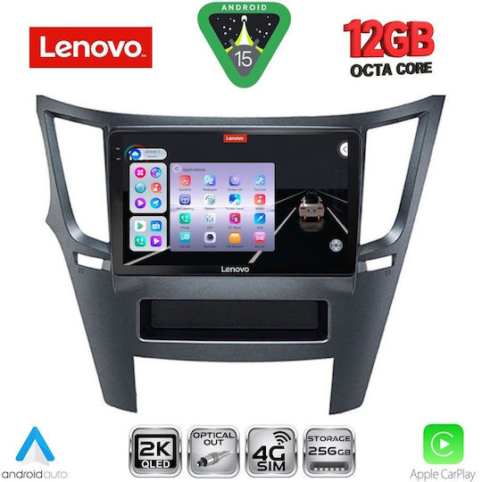 Lenovo Car Audio System for Subaru Legacy / Outback 2009-2014 Bluetooth USB WiFi GPS Apple CarPlay Android Auto with 9" Touch Screen
