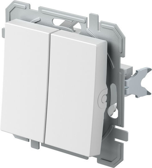 Μπουτον Διπλο 10a 250v Pw Xo Logiq