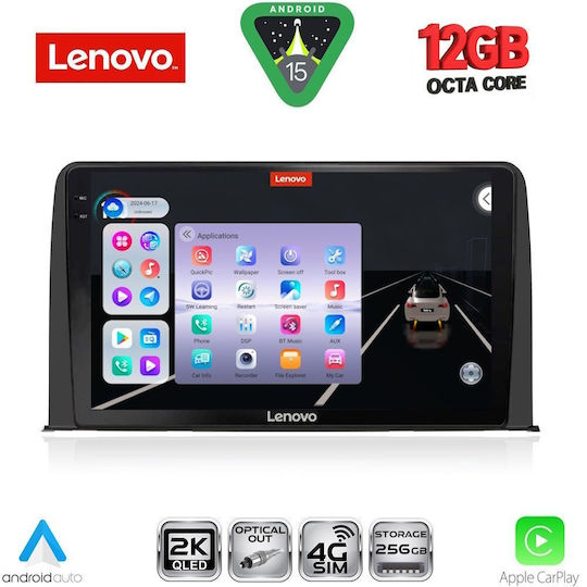 Lenovo Ηχοσύστημα Αυτοκινήτου για Honda CR-V 2017-2023 (Bluetooth/USB/WiFi/GPS/Apple-Carplay/Android-Auto) με Οθόνη Αφής 10"