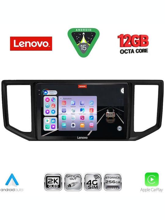 Lenovo Car Audio System for Volkswagen Crafter 2017 Bluetooth USB WiFi GPS Apple CarPlay Android Auto with 10" Touch Screen