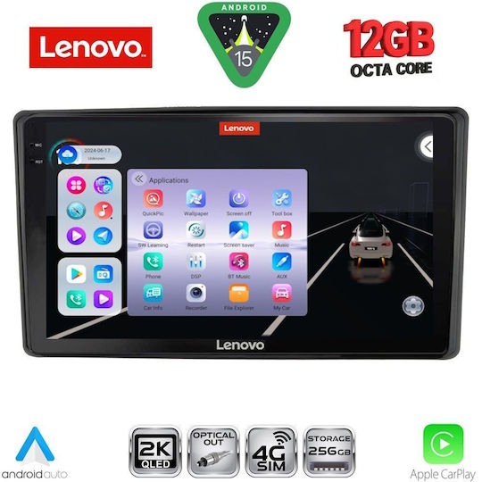 Lenovo Ηχοσύστημα Αυτοκινήτου για Toyota Raize 2020 (Bluetooth/USB/WiFi/GPS/Apple-Carplay/Android-Auto) με Οθόνη Αφής 10"