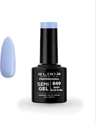 Elixir Semigel Gel Nail Polish 849 Baby Blue 8ml