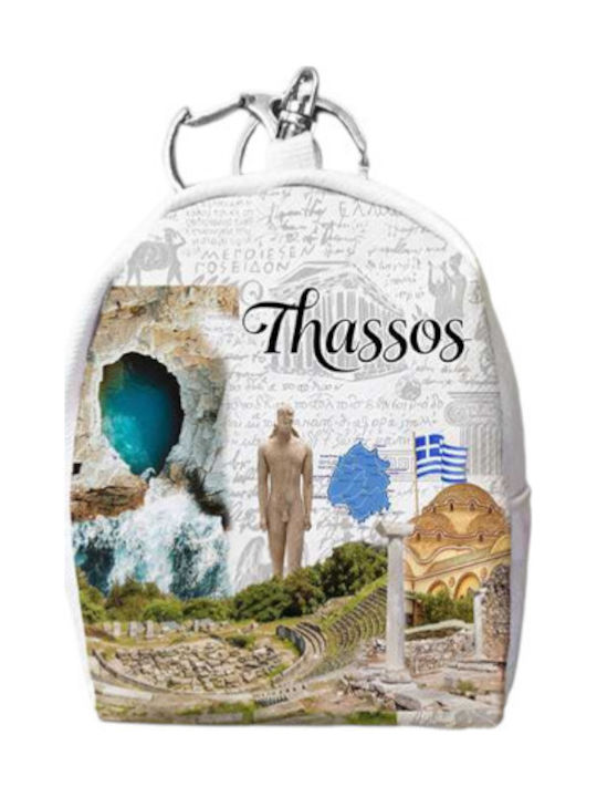 Souvenir Schlüsselanhänger Mini Set 10 Stück PVC Thassos 7*9*4.5cm