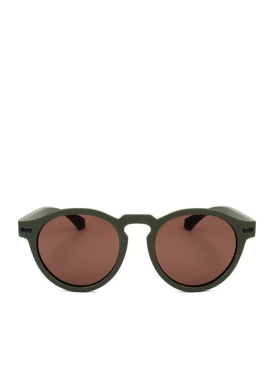 Lotto Unisex Sunglasses with Green Frame and Br...