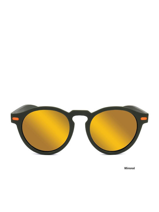 Lotto Unisex Sunglasses with Black Frame and Ye...