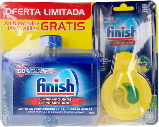 Finish Lichid Curățare Mașină de Spălat Vase 2x250ml 1561-89111