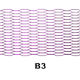 Decorative Car Grill 120cm x 20cm Purple Colour