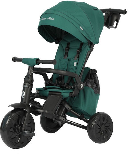 Q Play Nova Max Convertible with Parental Handle 6 in 1 for 10 Months Green