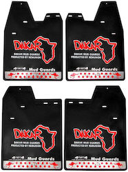 Front and Rear Car Mudguards 4 Pieces