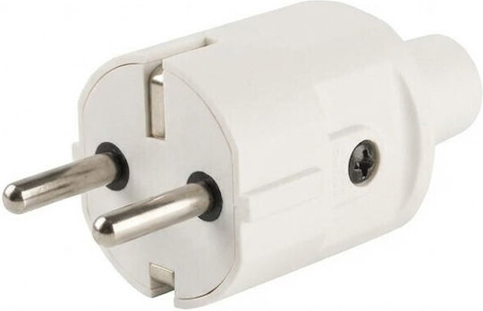 Φις Ρεύματος Abl 100000047 Compact Schuko & Fr-be Tpe White Ip20 Typ 1505