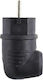 Schuko Plugs Abl 100000040 Original Angled Schuko & Fr-be Gummi Tpe Black Ip44