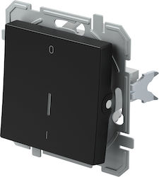 XO Bk Logiq Recessed Wall Switch Without Frame