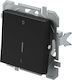 XO Bk Logiq Recessed Wall Switch Without Frame