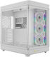 Gamdias Neso P1-Pro Gaming Full Tower Κουτί Υπολογιστή με ARGB Φωτισμό Λευκό
