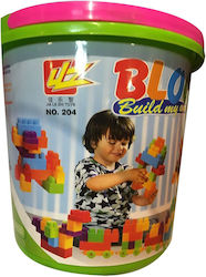 Kübel 30 Bauklötze Ø23,5x24cm ToyMarkt 95461 1 Stück