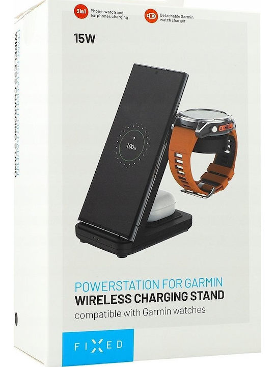Fixed Φορτιστής για Garmin Watch Μαύρος