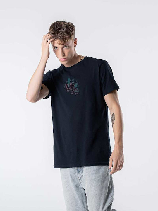 T-shirt Μπλε Σκούρο