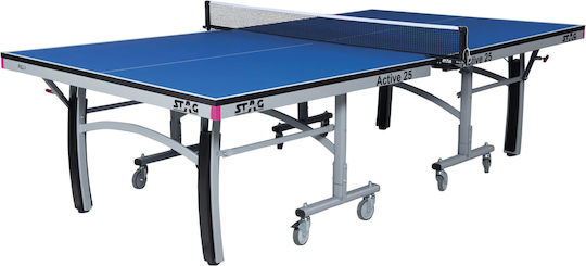 Stag Active Πτυσσόμενo Τραπέζι Ping Pong Εσωτερικού Χώρου