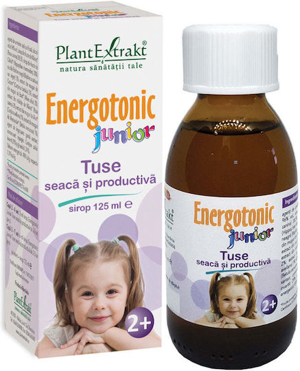 Plantextrakt Energotonic Junior Sirop pentru Copii pentru Tuse Uscată și Productivă 125ml