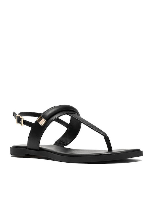 Leather Women's Sandals Black