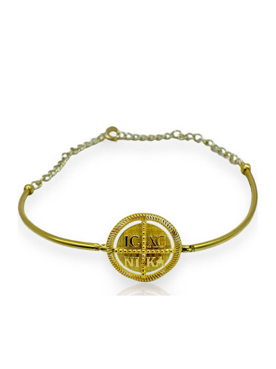 Kontopoulos Women's Bracelet with Istanbul Design in 14K Gold