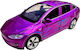 Tesla X Cyclamen Scara 1:24 Model Cu Sunete Lumini Uși Deschise Capote