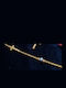 Women's Chain Bracelet with Cross Design Gold Plated Silver with Zircon