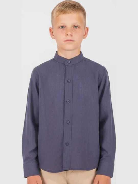 Joyce Kids Long-Sleeved Shirt Navy