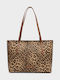 Zuma Women's Shopper Bag Brown Leopard